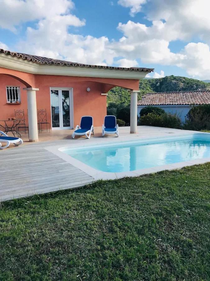 Superbe Villa Avec Piscine Vue Mer, Proche Plage Et Porticcio Pietrosella 外观 照片